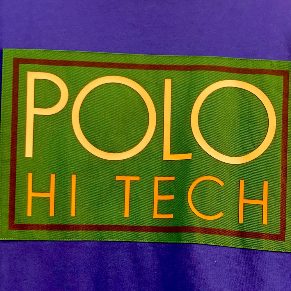 Mens Polo High Tech Royal Blue T-Shirt